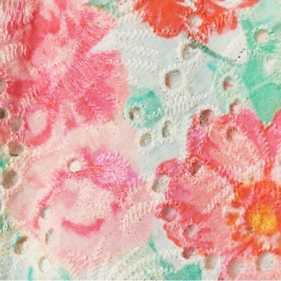 Tolani Collection Embroidered Eyelet Wrap - Picture 6 of 7